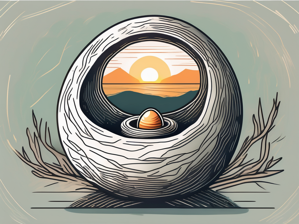 A nest egg nestled securely within a well-structured nest